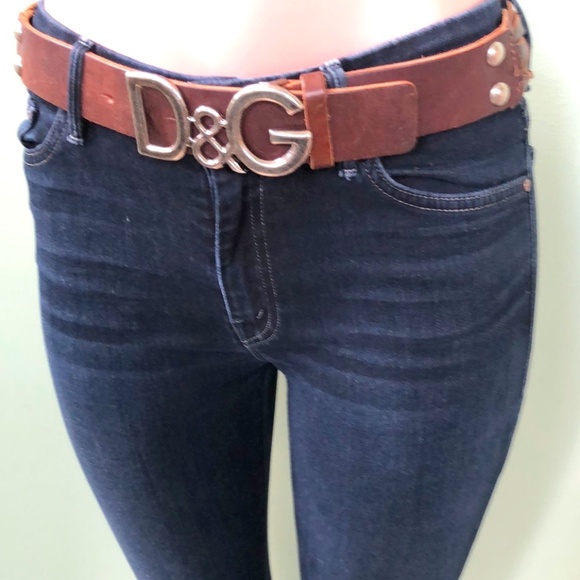 Dolce & Gabbana Authentic Women\'s Dark Brown Leather Belt main image 10